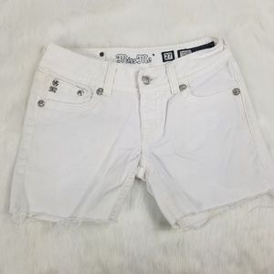 Miss Me Sz 27 White Shorts